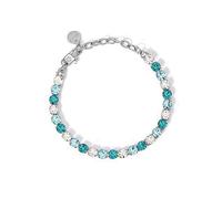 KIDULT - Bracciale Donna - Bracciale tennis con cristalli bianchi e blu - 831021
