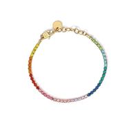 KIDULT - Bracciale Donna - Bracciale tennis dorato multicolor - 831015