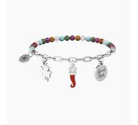 KIDULT - Bracciale in acciaio 316L pietre smalto cristalli | Symbols