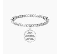 KIDULT - Bracciale in acciaio 316L cristalli | Family