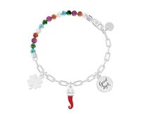 KIDULT - Bracciale Donna - Good Luck - Quadrifoglio - Cornetto | Fortuna - 732304
