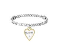 Bracciale Donna KIDULT LOVE 731940 Acciaio GRATITUDE F.P.