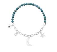 KIDULT - Bracciale in acciaio 316L agata cristalli | Symbols