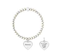 KIDULT - Bracciale con perle coltivate e acciaio 316L | Family