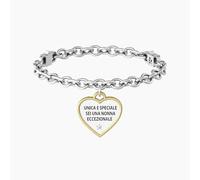 BRACCIALE CIONDOLO CUORE NONNA ECCEZIONALE KIDULT