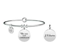 Bracciale Donna KIDULT PHILOSOPHY 731301 Acciaio Jean-Paul Sartre F.P.