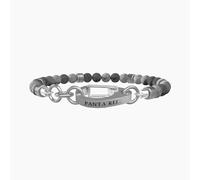 KIDULT - Bracciale in acciaio 316L e agata grigia | Philosophy