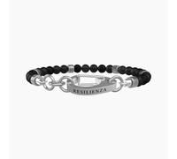 KIDULT - Bracciale in acciaio 316L e agata nera | Philosophy