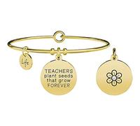 KIDULT - Bracciale in acciaio 316L e Pvd Gold | Love