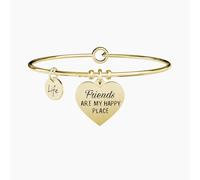 Bracciale Donna KIDULT LOVE 731638 Acciaio Gold Dorato Cuore Amici Friend F.P.