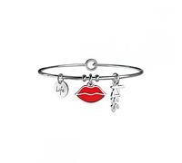Bracciale Donna KIDULT LOVE 231577 Acciaio Labbra Kiss Bacio F.P.