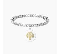 KIDULT - Bracciale in acciaio 316L PVD giallo | Symbols