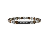 KIDULT - Bracciale uomo con pietre multicolor e frase motivazionale