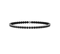 KIDULT - Bracciale con agata nera e acciaio 316L | Symbols