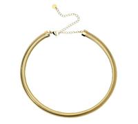 KIDULT - Collana Donna - Girocollo dorato con catena tubogas - 851059