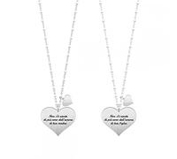 Doppia Collana Donna KIDULT FAMILY 751016 Acciaio Mamma Figlia F.P.