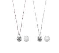 Doppia Collana Donna KIDULT FAMILY 751100 Acciaio Mamma Figlia F.P.