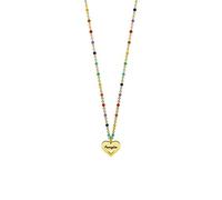 Collana Donna KIDULT FAMILY 751090 Acciaio Gold Dorato Cuore Famiglia F.P.