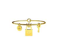 KIDULT LIFE Collection Bracciale in acciaio pvd gold LUCCHETTO CHIAVE 231625
