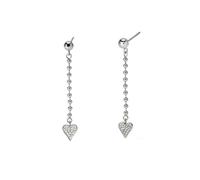 KIDULT - Orecchini Donna - Orecchini Pendenti Con Cuori In Cristalli - 861037