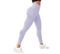 Kiduoua Leggings 3D Anticellulite Solenao Leggings Sportivi Senza Cuciture Push up Scrunch Controllo della Pancia Donna, Pantaloni Yoga a Vita Alta, per Allenamento e Tempo Libero