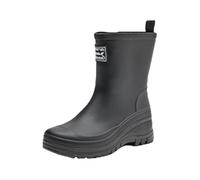 Kiduoua Stivali Da Acqua Donna Pioggia Impermeabili Antivento per Esterni Resistenti al Vento Scarpe da Lavoro da Cucina Stivali da Acqua Donna Alte -1, Nero , 41 EU