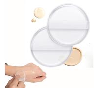 KIDWILL Makeup Buddy Beauty Blender per trucco viso, spugna riutilizzabile in silicone trasparente con manico in seta, frullatore di bellezza multiuso per primer, fondotinta, correttore