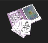 KIDYDRAW-Mini Tablet da disegno 30 Principessa