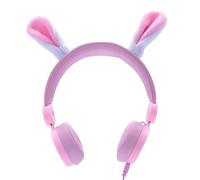 KIDYWOLF Cuffie per bambini per la condivisione di musica con un volume limitato di 85 dB (Coniglio)