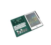 KIDYWOLF - KIDYDRAW Mini Animali del Mondo - Tablet da Disegna a 30 Livelli | Display LCD da 8,2", 30 livelli riutilizzabili, ardesia magica leggera, nomade e facile da cancellare, da 4 anni