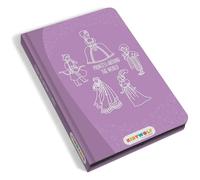 KIDYWOLF - KIDYDRAW Mini Principesse - Tablet da disegno LCD a 30 livelli | Display LCD da 8,2", 30 livelli riutilizzabili, ardesia magica leggera, nomade e facile da cancellare, da 4 anni