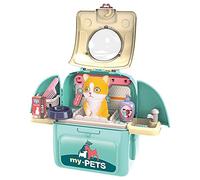 Kidz Corner- Clinica dei Cuccioli Zainetto playset, 008-967A-1