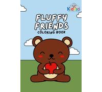 Kidzzo Fluffy Friends Coloring Book
