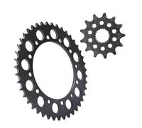 KiedvE Camma pignone Anteriore e Posteriore for Moto 520 13T 43T Adatta for WR250,Y,Z,A,B,D,E,F,G,H,J,K,L32D5/B 2008-2020(Rear 43T)