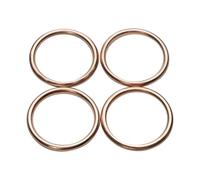 KiedvE Guarnizione Tubo di Scarico marmitta Moto 4 Pezzi for XRV750 90 93-00 TRX250 85-88 91-92 97-01 TRX300 88-09 TRX350 00-06 TRX400 95-07