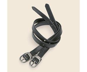 Kieffer Lacci per speroni Secu Leather - Nero