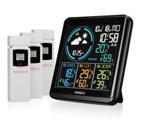 Kienzle Funk DCF Wetterstation con 3 Außensensoren