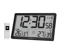 KIENZLE Jumbo NEO LCD eather Wall Clock black