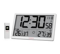 KIENZLE Jumbo NEO LCD Weather Wall Clock white