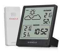 Stazione Meteo Slim Kienzle Wireless Interno Esterno Sveglia Data
