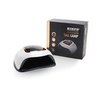 Kiepe 14199 Lampada professionale LED per unghie - 72 W, 42 LED, modalità Comfort-Heat, display digitale e guanti protettivi per gel UV/gel/costruttori