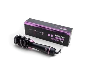 Kiepe 8340 Home Precision Series Airbrush Pro - Spazzola ad aria calda per asciugacapelli e styling simultanei, per volume, levigatezza e risultati fluidi - Controllo della temperatura, filo rotante
