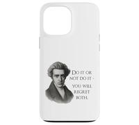 Kierkegaard Citazione Do it or not Filosofo Meme Custodia per iPhone 13 Pro Max