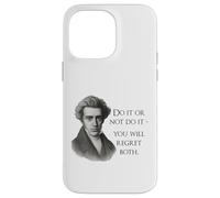 Kierkegaard Citazione Do it or not Filosofo Meme Custodia per iPhone 14 Pro Max
