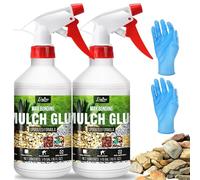 Kiesbinder- Colla per ghiaia, colla per pacciamatura con applicatore per incollare pietre, ghiaia, corteccia, non tossica, pronta all'uso per foglie, paesaggistica, sentieri da giardino, sconti
