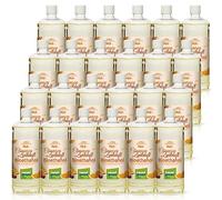 KieselGreen Bioetanolo con fragranza, set da 24 x 1 litro per camino a etanolo - Camino a etanolo bio di alta qualità per interni o bioetanolo - Fuoco da tavolo … (profumo arancione cannella)