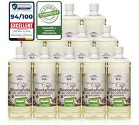 KieselGreen Bioethanolo 12 x 1 litro con Fragranza per Caminetto a Etanolo - Bio-etanolo profumato per Ambienti, molte Fragranze - Profumo per Caminetto a bioetanolo da Interno o da Tavolo