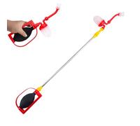 Kieselgur - Nebulizzatore, nebulizzatore in polvere, 29 - 109 cm, asta di prolunga regolabile, nebulizzatore piccolo con airbag, pompa per diatomaceous Earth Algenkalk (rosso)