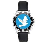 KIESENBERG Colomba di Pace Regalo Articolo Idea Fan Orologio L-2661