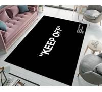 KIESEY Tappeto Keep Off Tappeti Soggiorno Camera da letto tappeto antiscivolo Casa Comodino Pavimento Yoga Mat 100x160cm